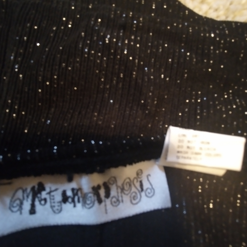 Vintage Metamorphosis Black Sparkle Evening Dress - Picture 8 of 9
